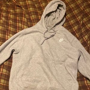 Nike Fleece Hoodie Gray (Size Small) (Smoke free home)